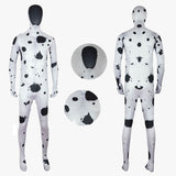 White Spot Spider Man Villain Bodysuit Across the Spider Verse Zentai Onesies Kids Adults