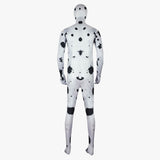 White Spot Spider Man Villain Bodysuit Across the Spider Verse Zentai Onesies Kids Adults