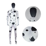 White Spot Spider Man Villain Bodysuit Across the Spider Verse Zentai Onesies Kids Adults