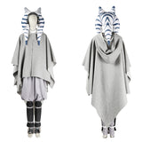 Ahsoka Season 1 Cosplay Star Wars Ahsoka Tano White Suit Costume Halloween Outfit