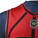 Blue Lock Red Jersey Bluelock Jersey Football Uniform Anime Sportswear Becostume
