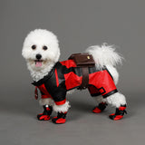 Dogpool Cosplay Deadpool 3 Dog Costume Outfit Halloween Puppy Suit