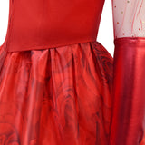 Queen of Hearts Dress Descendants: The Rise of Red Cosplay Costume Halloween Suit