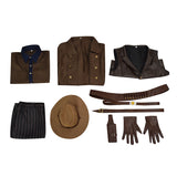 Fallout Ghoul Cosplay Fallout Costume Ghoul Cooper Howard Leather Jacket Suit Halloween Outfit
