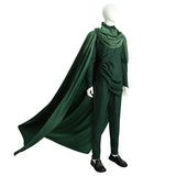 God of Stories Loki Cosplay Costume Loki Season 2 Green Halloween Suit