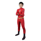 The Flash Season 8 Cosplay Costume Kids Jason Garrick Jumpsuit Halloween Carnival Suit