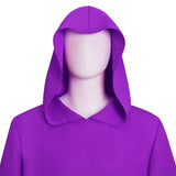 Shadow Wizard Money Gang Costume Robe with Hooded Purple Halloween Cloak BEcostume