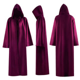 Star Wars Jedi Robes Jedi Knight Cosplay Costume Cloak Unisex Halloween Hooded Robe