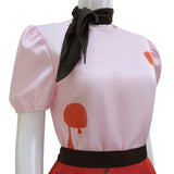 Hazbin Hotel Niffty Cosplay Costume Anime Niffty Pink Dress Halloween Suit BEcostume