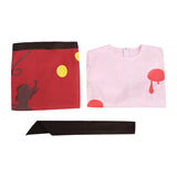 Hazbin Hotel Niffty Cosplay Costume Anime Niffty Pink Dress Halloween Suit BEcostume