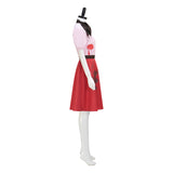 Hazbin Hotel Niffty Cosplay Costume Anime Niffty Pink Dress Halloween Suit BEcostume