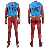 Scarlet Spider Suit Ben Reilly Jumpsuit The Spider-Verse Cosplay Costumes Halloween Outfit