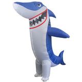 Shark Inflatable Costume Adults Halloween Funny Inflatable Costumes Becostume