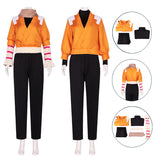 Anime Bleach Cosplay Shihouin Yoruichi Costume Yellow Short Long Uniform Halloween Party Suit