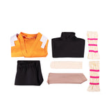 Anime Bleach Cosplay Shihouin Yoruichi Costume Yellow Short Long Uniform Halloween Party Suit