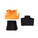 Anime Bleach Cosplay Shihouin Yoruichi Costume Yellow Short Long Uniform Halloween Party Suit