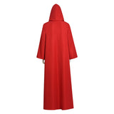 Shadow Wizard Money Gang Costume Robe with Hooded Red Halloween Cloak BEcostume