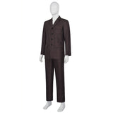 10th Doctor Brown Suit Blue Striped David Tennant Suit Tenth Doctor Who Cosplay Suit BEcostume