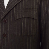 10th Doctor Suit David Tennant Brwon Suit Tenth Doctor Cosplay Outfit Costume BEcostume