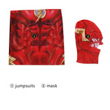 The Flash Barry Allen Cosplay Costume Superhero Flashpoint Jumpsuit For Kids Halloween Suit