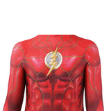 The Flash Barry Allen Cosplay Costume Superhero Flashpoint Jumpsuit For Kids Halloween Suit