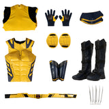 The Wolverine Costume Deadpool 3 James Howlett Cosplay Battle Suit Halloween Outfit