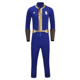 Vault 75 Jumpsuit Fallout Vault Cosplay Costume Vault Dweller Blue Jumpsuit Halloween Suit