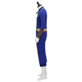 Vault 75 Jumpsuit Fallout Vault Cosplay Costume Vault Dweller Blue Jumpsuit Halloween Suit