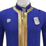 Vault 75 Jumpsuit Fallout Vault Cosplay Costume Vault Dweller Blue Jumpsuit Halloween Suit