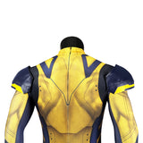Movie Deadpool 3 Wolverine Yellow Suit Superhero Hugh Jackman Wolverine Cosplay Costume