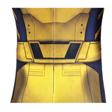 Movie Deadpool 3 Wolverine Yellow Suit Superhero Hugh Jackman Wolverine Cosplay Costume