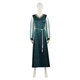 Alicent Hightower Green Dress House of the Dragon Costumes Halloween Women Outfit Becostume