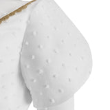 Bridgerton Season 2 Daphne Bridgerton Cosplay Costume White Dress Halloween Carnival Suit