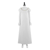 Bridgerton Season 2 Daphne Bridgerton Cosplay Costume White Dress Halloween Carnival Suit