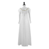 Bridgerton Season 2 Daphne Bridgerton Cosplay Costume White Dress Halloween Carnival Suit