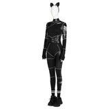 Wednesday Cat Costume Suit 2022 Wednesday Addams Cat Suit Cosplay Wig Becostume
