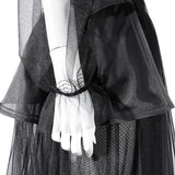 Deluxe Wednesday Season 2 Wednesday Black Dance Mesh Dress Cosplay Costume Becostume