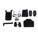 The Punisher Cosplay Costume One Last Kill Punisher Halloween Suit Becostume