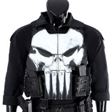The Punisher Cosplay Costume One Last Kill Punisher Halloween Suit Becostume