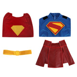 Superhero Legacy Girl of Steel Cosplay Costume Halloween Outfit Becostume
