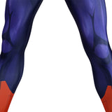 DC The New 52 Superman Clark Kent Superhero Cosplay Costume Print Jumpsuit Cloak Becostume