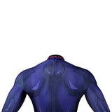 DC The New 52 Superman Clark Kent Superhero Cosplay Costume Print Jumpsuit Cloak Becostume