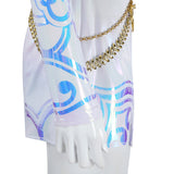 Kpop Demon Hunters Zoey Stage Performance White Dance Costume Halloween Suit Becostume