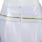 Kpop Demon Hunters Mira Stage Performance White Dance Costume Halloween Suit Becostume