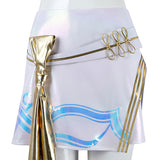 Kpop Demon Hunters Mira Stage Performance White Dance Costume Halloween Suit Becostume