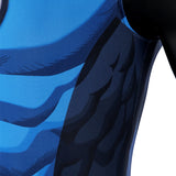 Men Wolverine Cosplay Costume Avengers: Doomsday Blue Halloween Jumpsuit Becostume