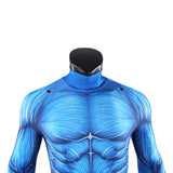 Masters of the Universe Skeletor Cosplay Costume Blue Jumpsuit Halloween Outfit Becostume