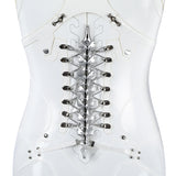 Stellar Blade Blood Rain Eve Cosplay Costume White Halloween Jumpsuit Becostume