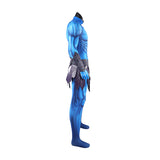 Masters of the Universe Skeletor Cosplay Costume Blue Jumpsuit Halloween Outfit Becostume