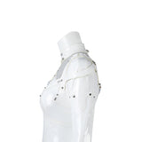 Stellar Blade Blood Rain Eve Cosplay Costume White Halloween Jumpsuit Becostume